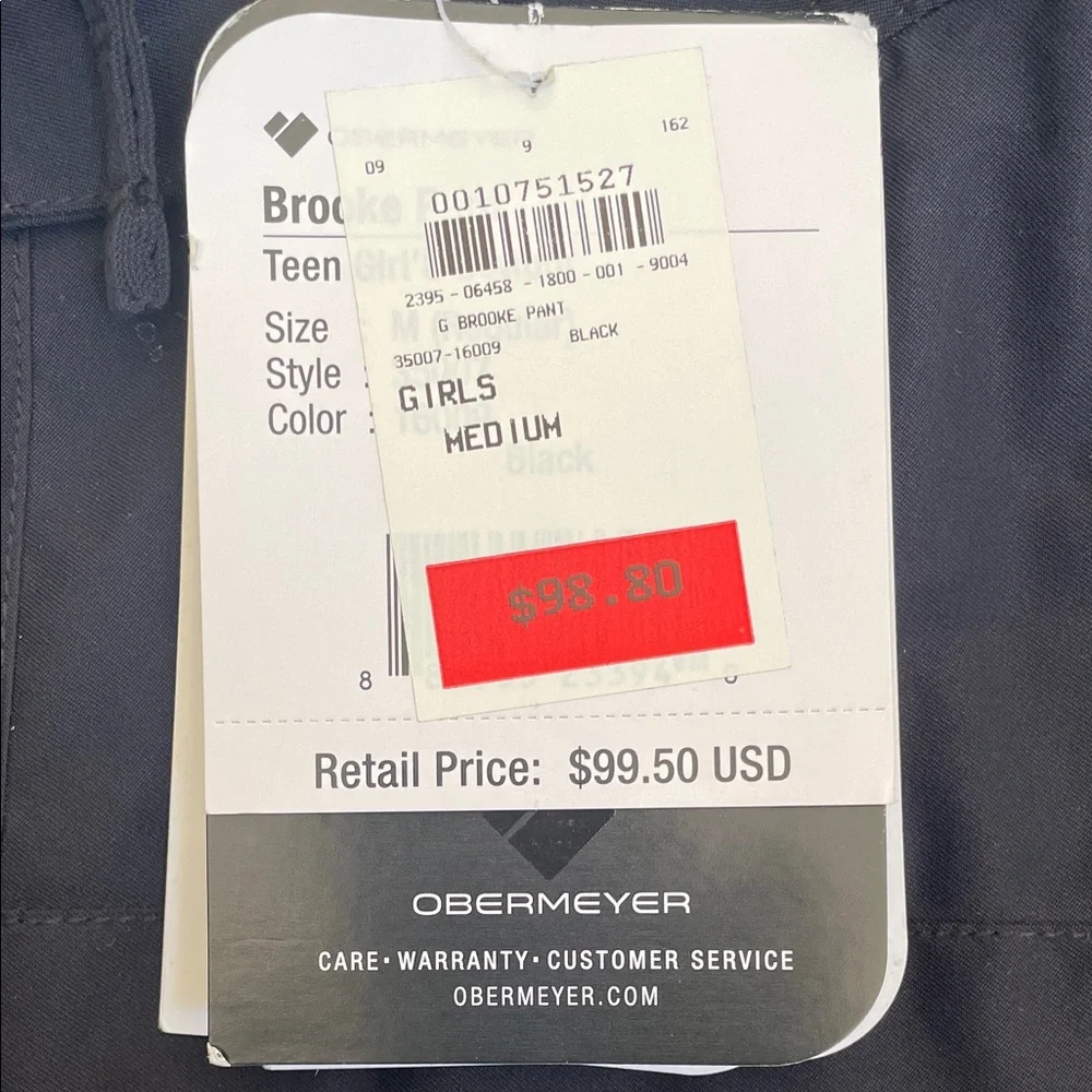 Obermeyer Girls Ski Pant - Picture 9 of 9